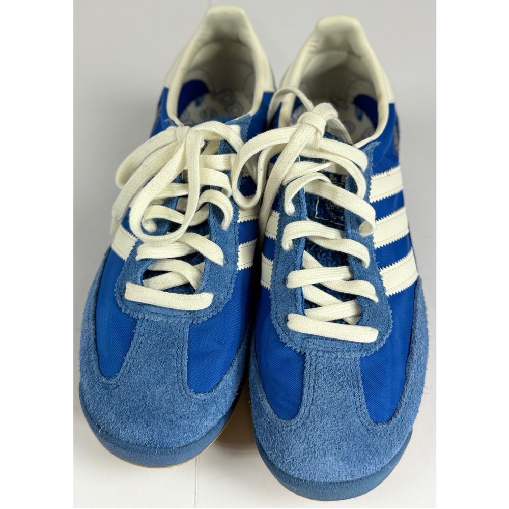 Adiddas Men’s Unisex SL 72 RS Sneaker Blue/White/Better Scarlet, size 7 US - Picture 4 of 15